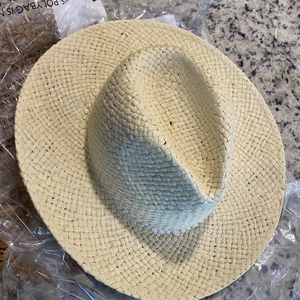 NWT Madewell Woven Straw Panama Hat - Picture 2 of 6